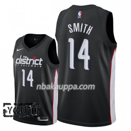 Washington Wizards Jason Smith 14 2018-19 Nike City Edition Musta Pelipaidat Swingman - Lasten